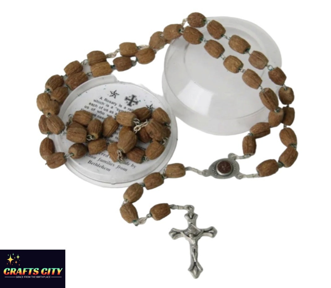 olive wood holyland rosary 