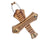 Authentic Olive Wood Cross from the Holy Land: "Our Father" Prayer in Spanish- Padre Nuestro