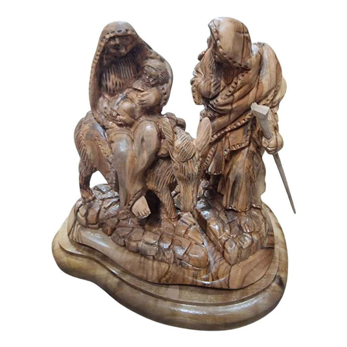 Olive Wood Hand Carved Flight in to Egypt