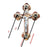 18cm Handcrafted Olive Wood Wall Crucifix with details