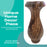 Elegant Olivewood Artisan Vase - 14cm Handcrafted Decor Piece