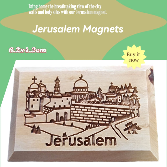 Hold Jerusalem Close: Olivewood Magnet