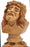 Buste en bois d'olive sculpté à la main de Jésus-Christ - 27,5 cm