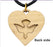 Holy Spirit Dove Pendant made from Olive Wood and wooden cross necklace