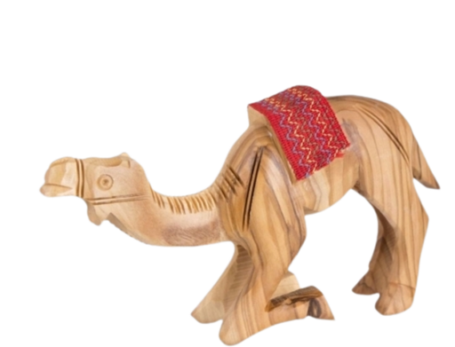 Handmade wooden camel from Bethlehem 