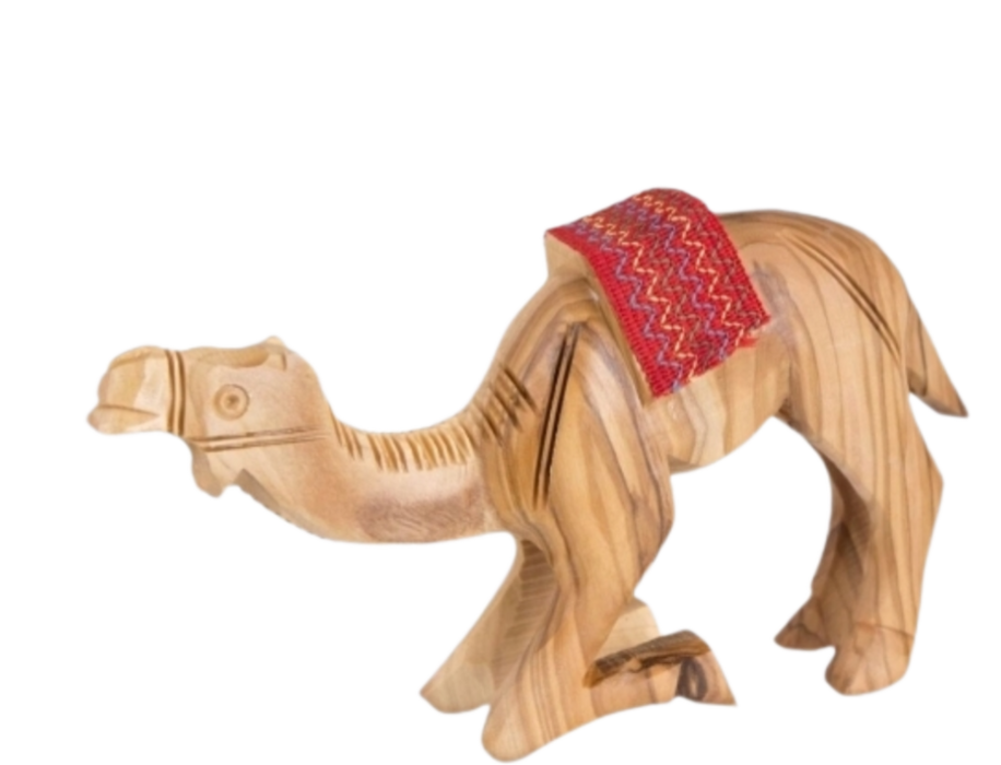 Handmade wooden camel from Bethlehem 