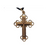 Natural Olive Wood Jewelry Pendant or wooden cross necklace​ 