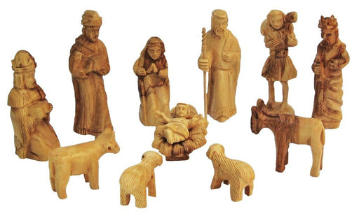 Olive Wood Nativity Scene Set from Bethlehem