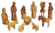 Olive Wood Nativity Scene Set from Bethlehem