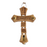 Authentic Olive Wood Cross from the Holy Land: "Our Father" Prayer in Spanish- Padre Nuestro