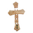 Authentic Olive Wood Cross from the Holy Land: "Our Father" Prayer in Spanish- Padre Nuestro