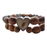 Hand-Carved Olive Wood Bracelet: Sacred Images