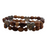 Hand-Carved Olive Wood Bracelet: Sacred Images