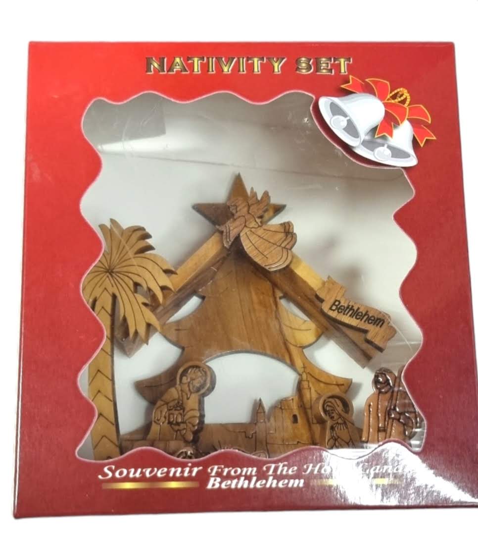 Olive Wood Nativity Scene: A Handcrafted Reminder of the Birth of Christ