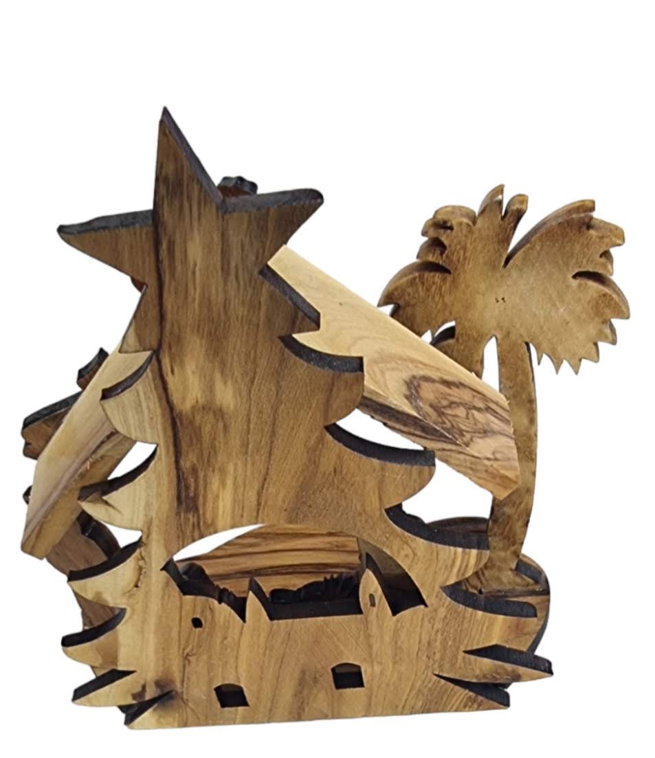 Olive Wood Nativity Scene: A Handcrafted Reminder of the Birth of Christ