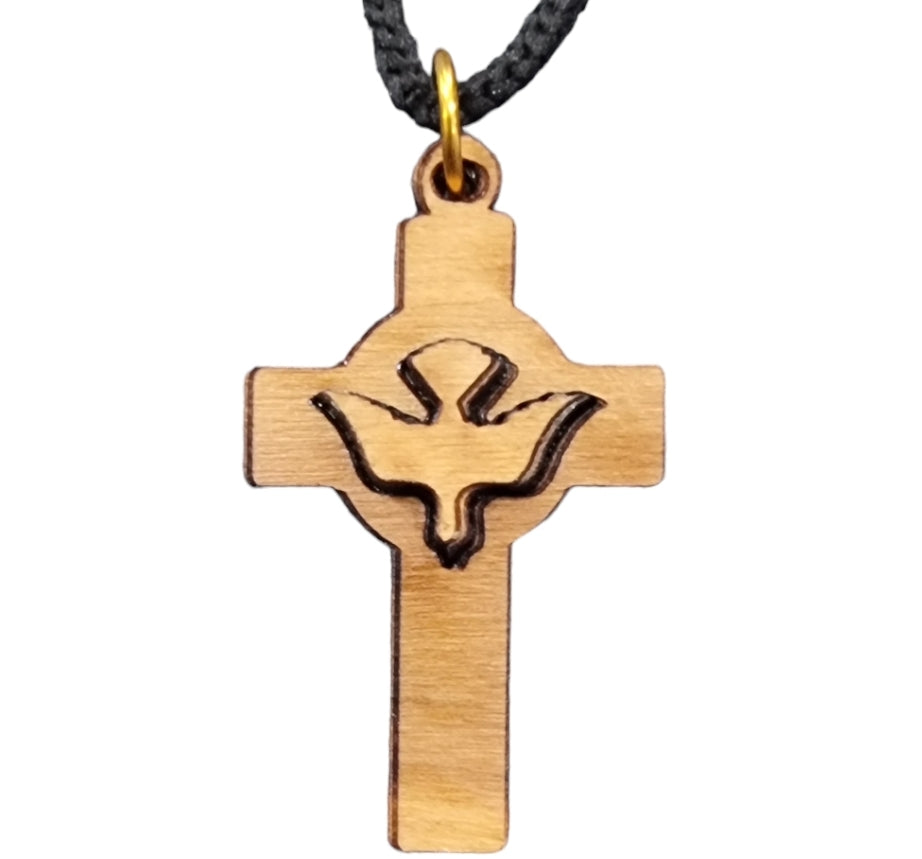 Olive Wood Celtic Cross Cut Out Necklace – Logos Trading Post
