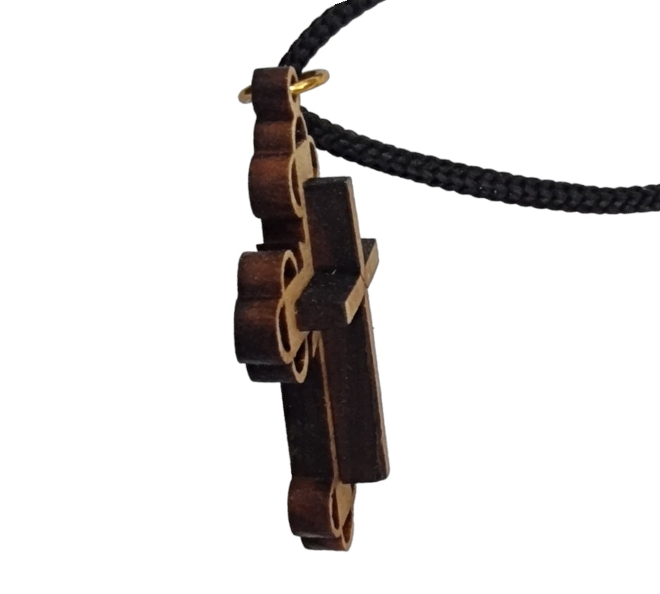 Natural Olive Wood Jewelry Pendant 