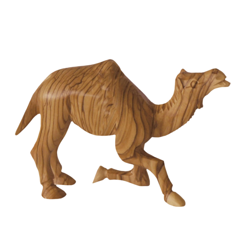 wooden camel made from olive wood 